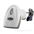 Pistolets laser avec scanner de code-barres filaire du support 1D